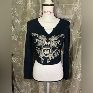 Shein Black Crop Top